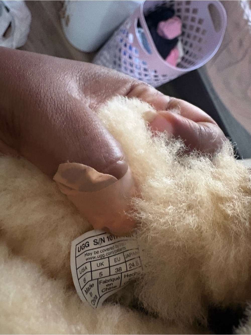 UGG Kids Cream Shearling Comfort Insert